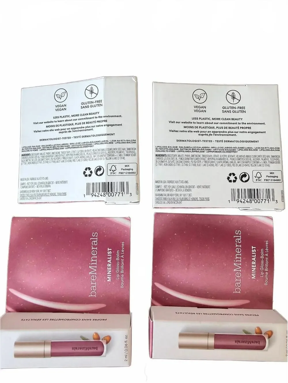 bareMinerals Mineralist Lip Gloss-Balm – Sincerity